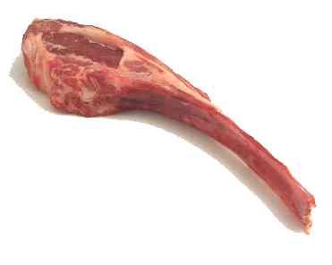 lamb rib chop, French lamb chop, Frenched lamb chop